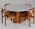 Conjunto Mesa Duna Off White 04 Cadeiras Bianca na internet