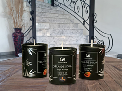 Vela Soja Votiva Etiqueta Negra - comprar online