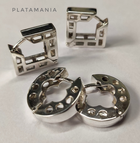 Aros Calados Redondo y Cuadrado