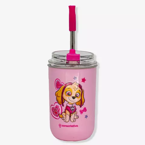 Copo com canudo Skye - Patrulha Canina - comprar online