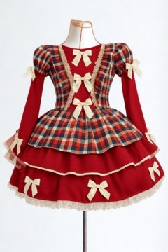 Vestido junino Juliana Xadrez - comprar online