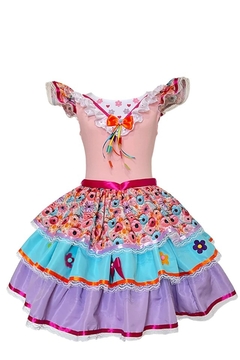 Imagem do Vestido Arraia rosa luxo