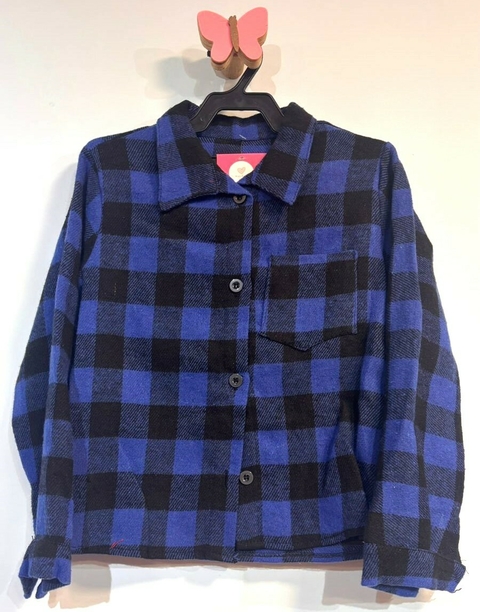 Camisa Xadrez Azul flanela - comprar online