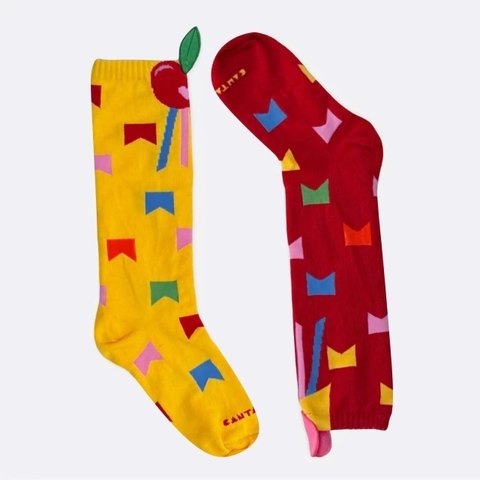 Meia 3/4 Meia Maçã do Amor - comprar online