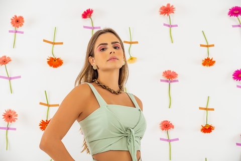CROPPED LIA (REF. 2108190) - VERDE MENTA