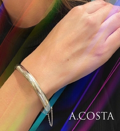 Pulseira meia cana Prata 925 - comprar online