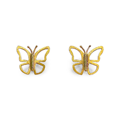Brinco Borboleta ouro 18k