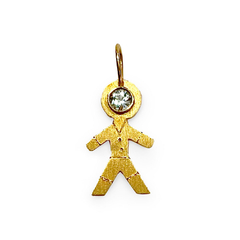 Pingente Menino ouro 18k