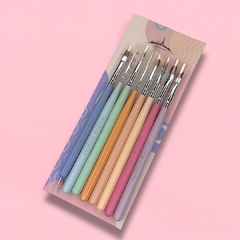 Pincel x 8 pastel paris pastel - comprar online