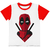 MARVEL - Deadpool Setas - Camiseta de Super-Heróis