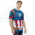 MARVEL - Capitão América - Camiseta Uniforme de Super-Heróis na internet