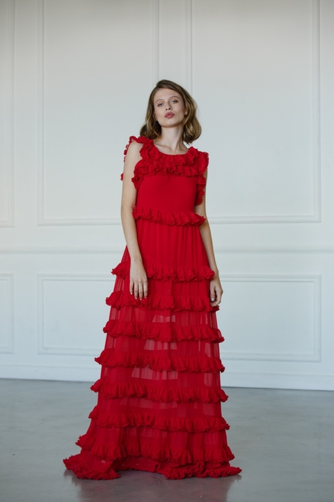 Vestido Pamplona Rojo