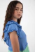 Vestido Rosario Lavanda y Verde Agua - comprar online