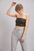 Top Universe Strapless Negro - comprar online