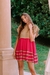 Vestido Rosario Fucsia y Camel en internet