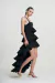 Vestido Waterfall Negro