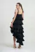 Vestido Waterfall Negro - online store