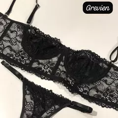 Conjunto corset de puntilla Con Bretteles Desmontables - tienda online