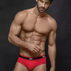 Slip Hombre Clasico Liso Algodon Y Lycra Bakhou