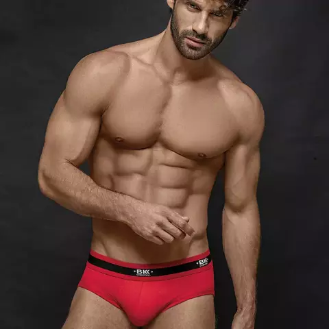 Slip Hombre Clasico Liso Algodon Y Lycra Bakhou