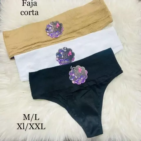 BOMBI FAJA CORTA COLALESS PACK X3U