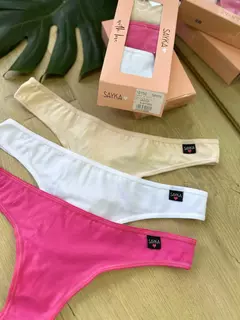 Cola Less Sayka Algodon Lycra Pack X3 - Maya Lenceria