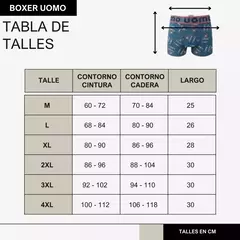 Bóxer Uomo Hombre Algodón - Pack 12 Unidades - comprar online