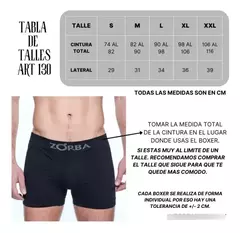 Boxer Zorba Liso XXL Algodón - Pack X2 Unid en internet