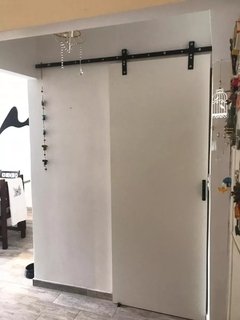 Puerta Colgante Melamina Blanca 80cm