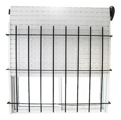 Ventana 150x110cm Guia, Persiana y Reja Linea Herrero