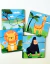 PUZZLE DIDÁCTICO X 4: ANIMALES DE LA SELVA de 2 O 4 PIEZAS - comprar online