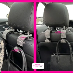 Imagen de KIT Diamond- Cubre Volante Brillos Tacho Gancho para el Auto de Mujer