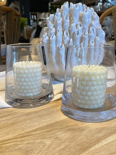 FLORERO DE VIDRIO TRAPEZOIDAL CH. -cd. 2018-