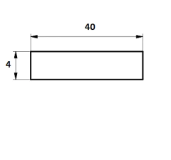 Perfil Guia de Desgaste APM Rectangular 4x40 Rollo 50 Mts - comprar online