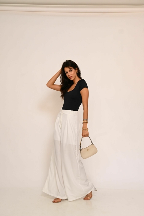 Calça Pantalona Soft Chic