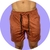 Shorts em Suede Terra Cota