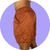 Shorts em Suede Terra Cota na internet