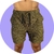 Shorts em Lurex Dourado