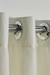 Cortina gaze de linho com forro de microfibra - L:4,50m - Marfim - loja online