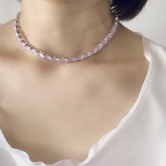 Imagem do Colar Choker Gravatinha e Zircônia Cúbica