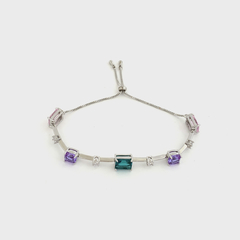 Pulseira Gravatinha Zircônia Cúbica - WOW Semijoias