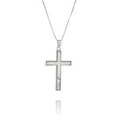 Colar Crucifixo em Madrepérola