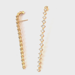 Brinco Ear Hook  com Zircônia Cúbica na internet