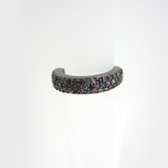 Brinco Piercing Fake Zircônias Coloridas. - comprar online