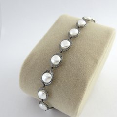 Pulseira Pérola Grafite - comprar online