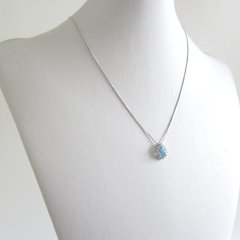 Colar DYC-996 Gota - Zircônia Cúbica, Azul - comprar online