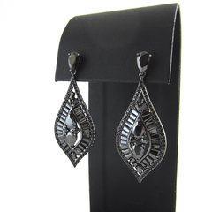 Brinco Zircônia Preto Para Festa - comprar online