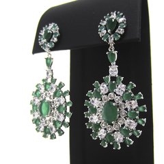 Brinco Zircônia Festa Verde - comprar online