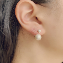 Imagem do Brinco Ear Jacket   com Pérola (Sintética)
