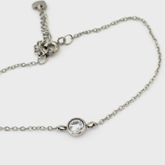 Pulseira Inox Ponto de Luz  com Zircônia Cúbica - comprar online